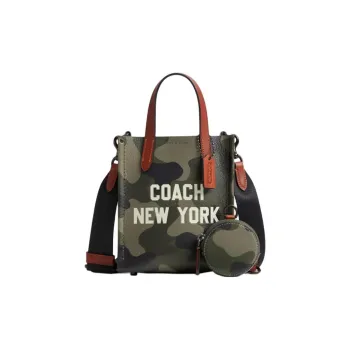 COACH Leather Shoulder Bag, Crossbody Bag, Handbag Men's Camouflage