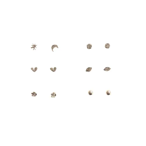 QIANFANGDAHUANGYE Alloy Stud Earrings Women's