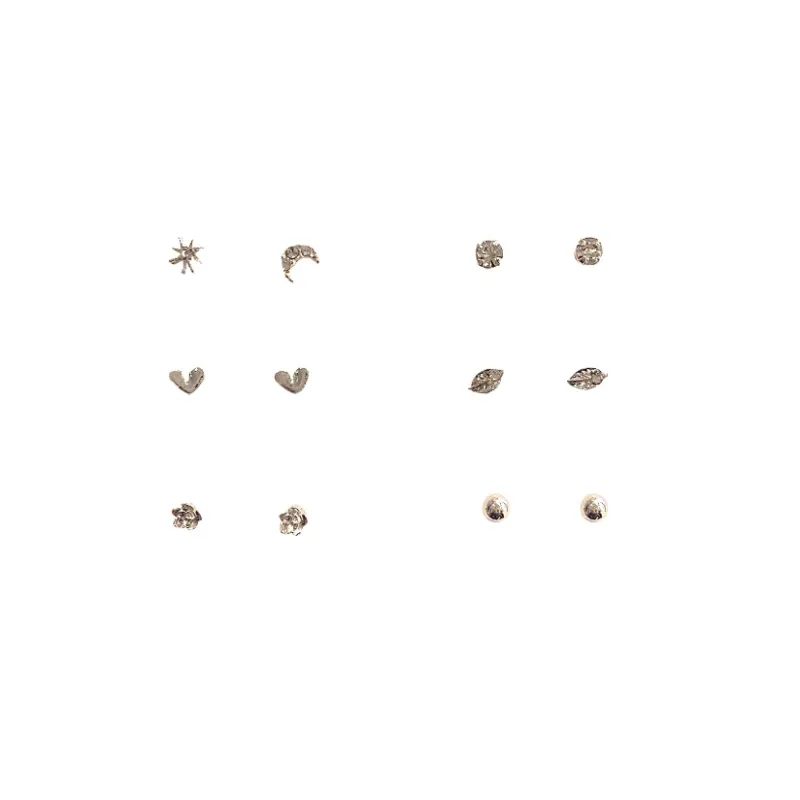 QIANFANGDAHUANGYE Alloy Stud Earrings Women's-0