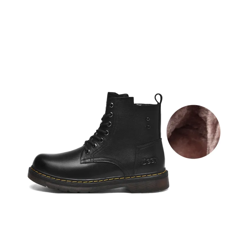 Jeep Short Martin Boot Men's Black-7