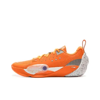 LINING Full City 13 Basketball Shoes Men Low Top Orange