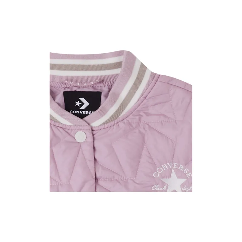 Converse Baseball Jacket Baseball Jacket Women's Dark Violet-2