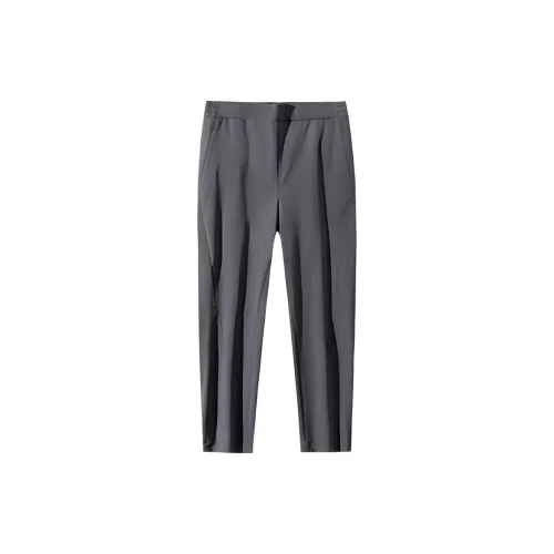Anta Champion All Weather Series Knitted Sports Pants Men's Wind Rush Gray