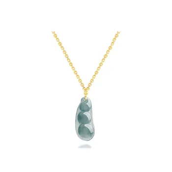 Gold Of China Bean Type Necklaces Unisex
