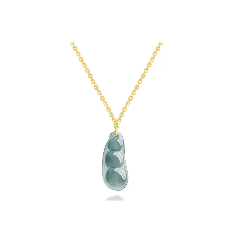 Gold Of China Bean Type Necklaces Unisex-0