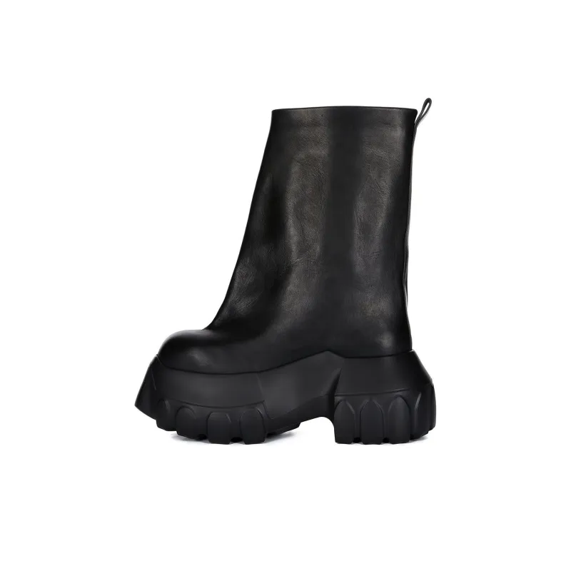 RICK OWENS/RO Hollywood Ankle Boots Men's Black-0