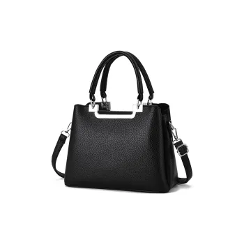 HACIN PU Handbag Women's White/Gray/Black