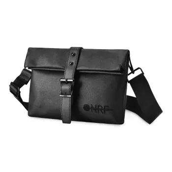 ONRF PVC Polyvinyl Chloride Crossbody Bag Shoulder Bag Envelope Bag Regular Unisex Black