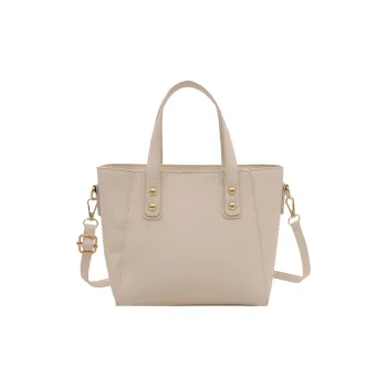 Yalu PU Handbag Shoulder Bag Regular Women's White/Black/Silver/Khaki/Brown
