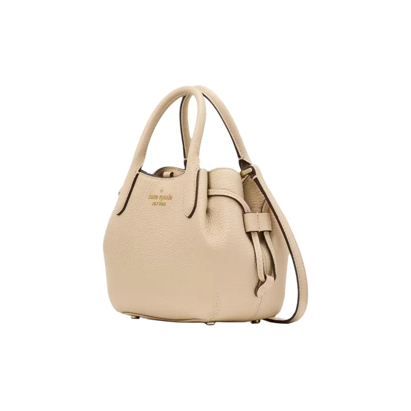 Kate Spade Cow Leather Dumpling Bag One Shoulder Handbag Mini Women's Light Sand-1