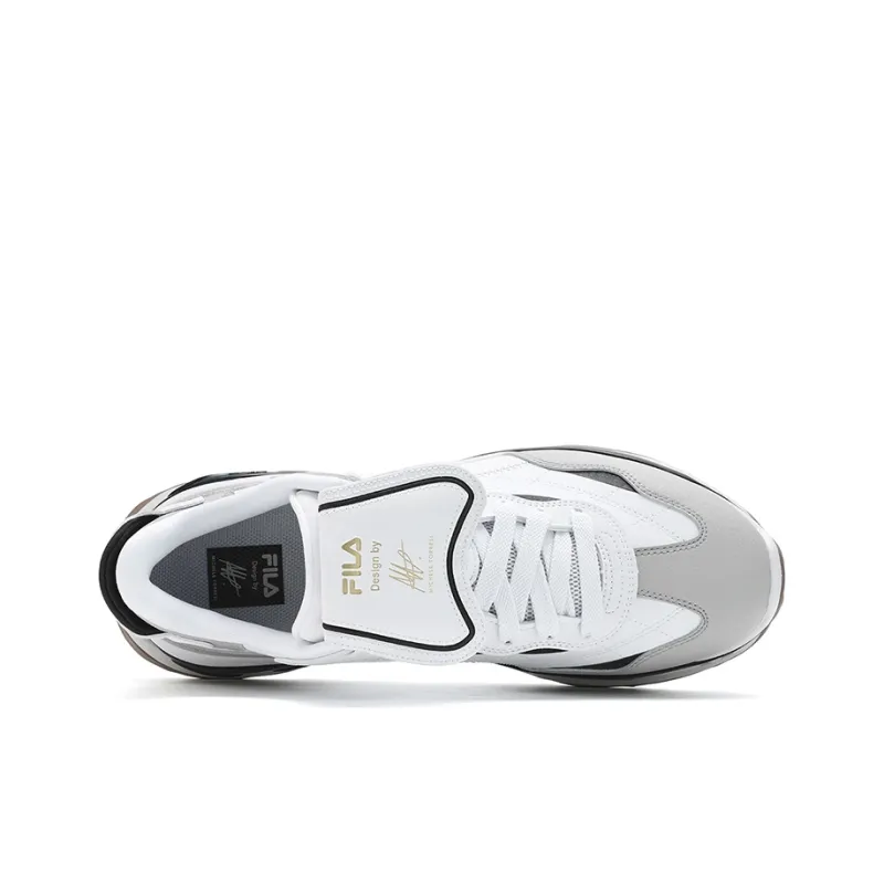 FILA KM2 Lightweight And Wear-resistant Low-Top Casual Shoes Men's White Gray-2