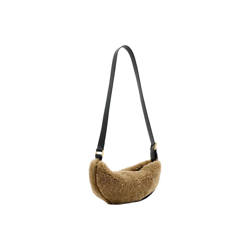 ALLSAINTS Shearling Crossbody Bag-2