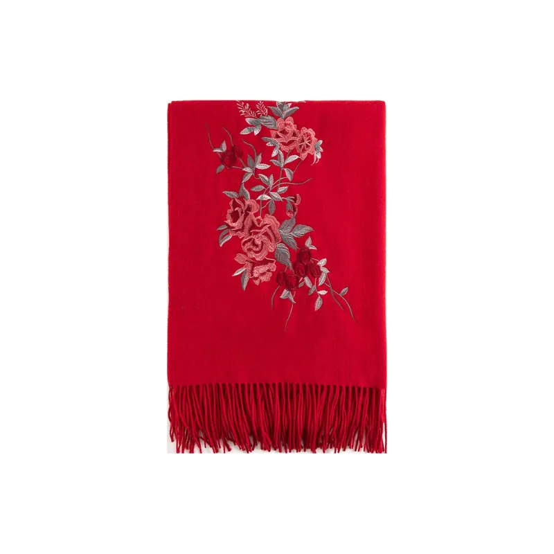 Shanghai Story Sheep Wool Knit Scarves Women's-2