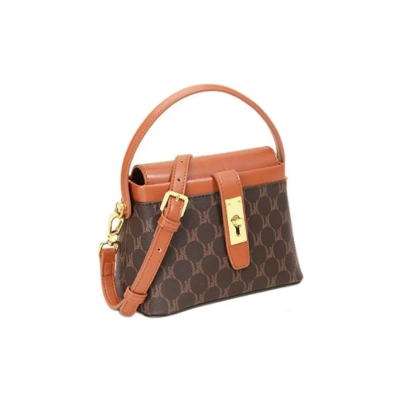 YZUE PVC Handbags Shoulder Bag Crossbody Bag Regular Women's White/Coffee-7