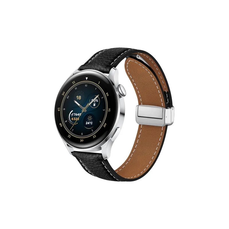 IWabcertoo Watch Band Huawei Compatibility Leather Material-11
