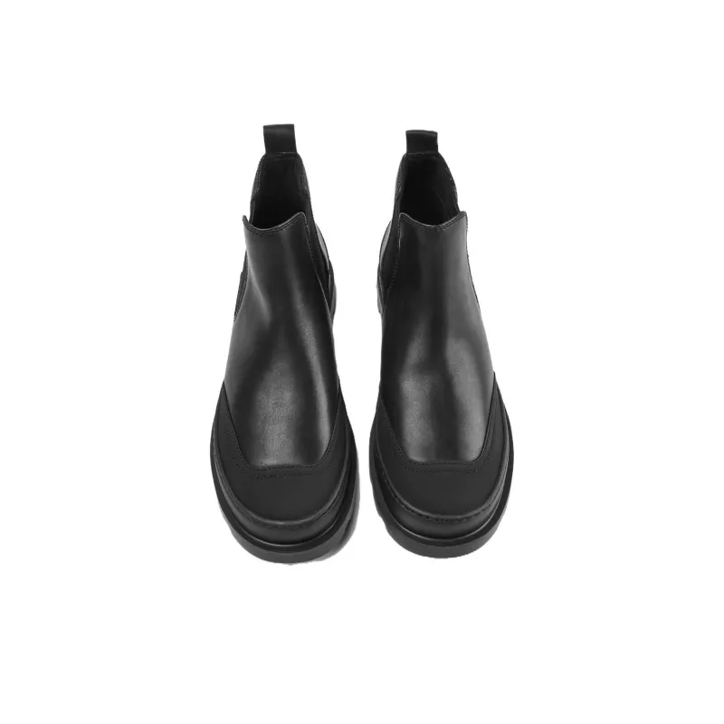 CAMPER Brutus Short Chelsea Boots Women's Black-1