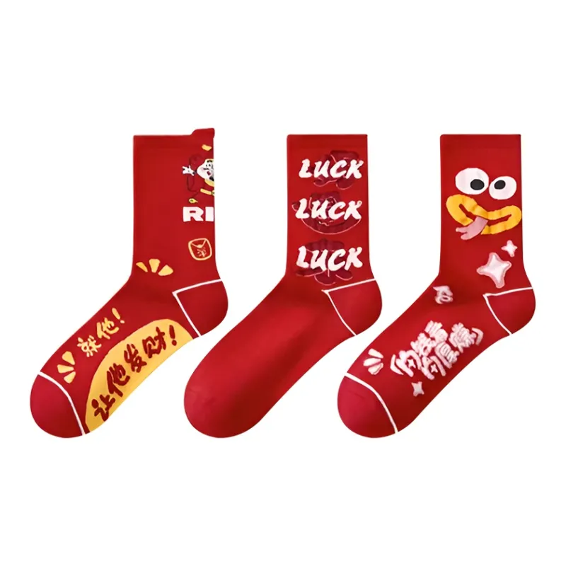 AOKANG Mid Calf Socks Unisex 3 Pack-5