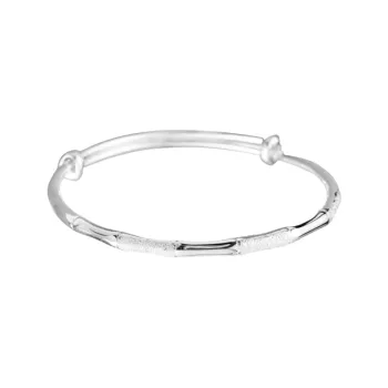 YINZHIXING 999 Fine Silver Bangles Women's