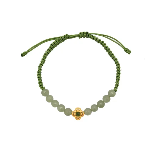 CHOW TAI KING Hetian Jade Bracelets White Jade/Pale Greenish White Jade Women's