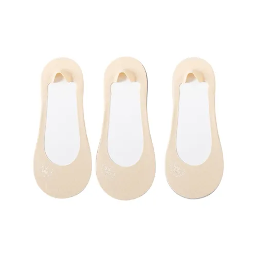 Cheemy Free No Show Socks Women's 3 Pack Skin