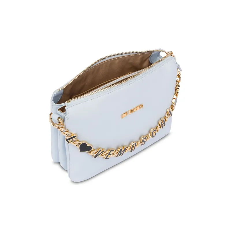 LOVE MOSCHINO Logo chain Cross Body Bag-2