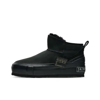 VESSEL Warm And Wear Resistant Short Snow Boots Unisex Black