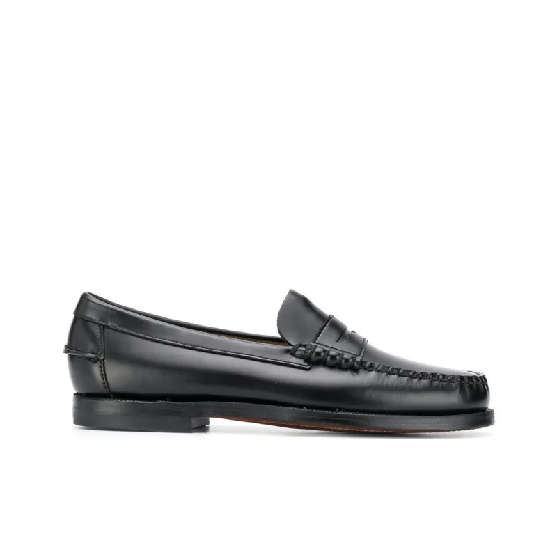 Sebago Polished-finish Slip-on Loafers-1