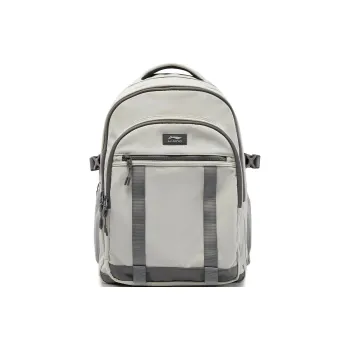 LiNing Sports Life Collection Polyamide Backpack Unisex Light Lime & Street Gray