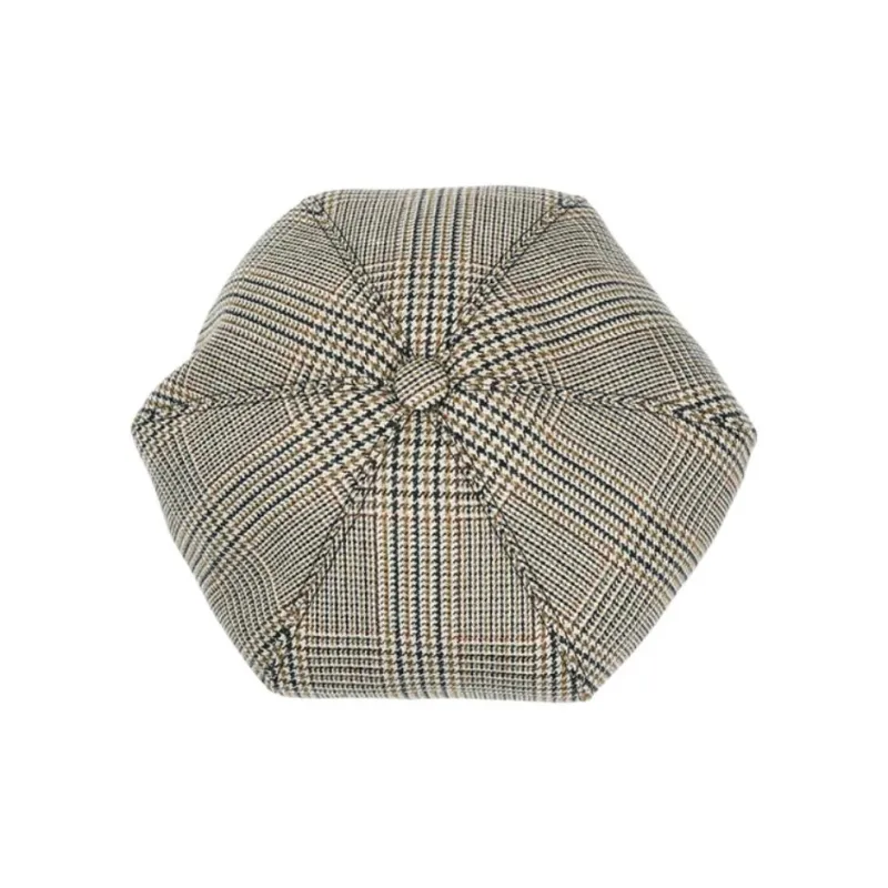 MIU MIU Virgin Wool Berets Women's Brown-3