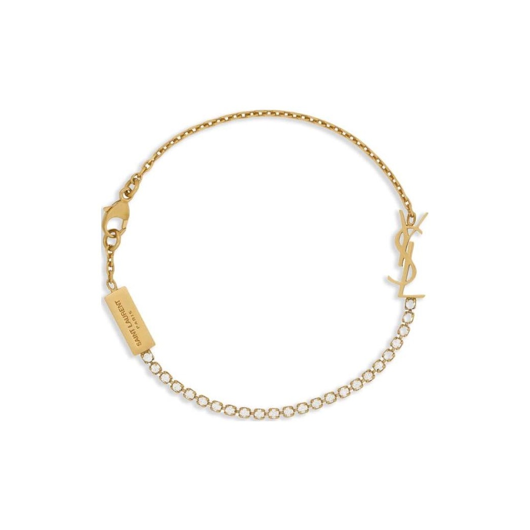 SAINT LAURENT Cassandre Charm Bracelet - POIZON