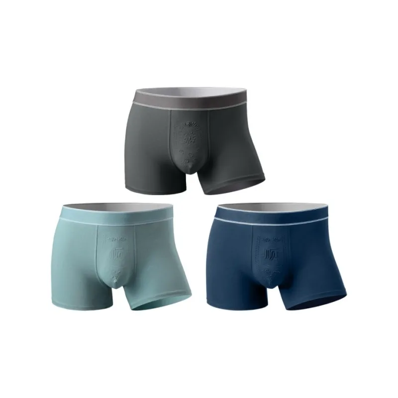 Qiao Ni Tong Underpants Men's 3 Pack-7