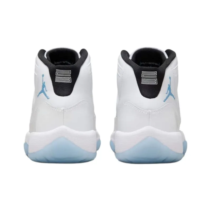 Jordan Air Jordan 11 Anti Kick Cushioning High Top Children's Basketball Shoes White Unisex-4