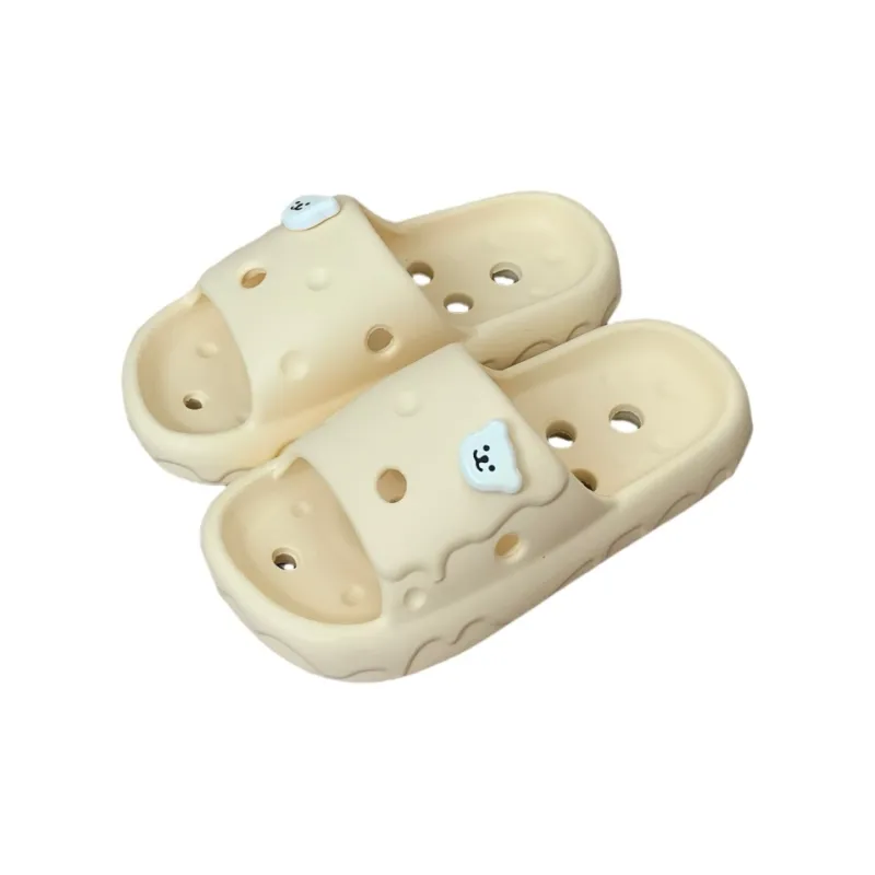 SHIGUDE Sandal Slippers Unisex, Black Brown-15