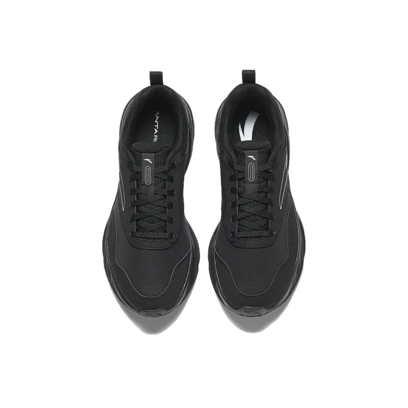 Anta Running Collection Wear-resistant And Lightweight Low-Top Casual Running Shoes Men's Black-3