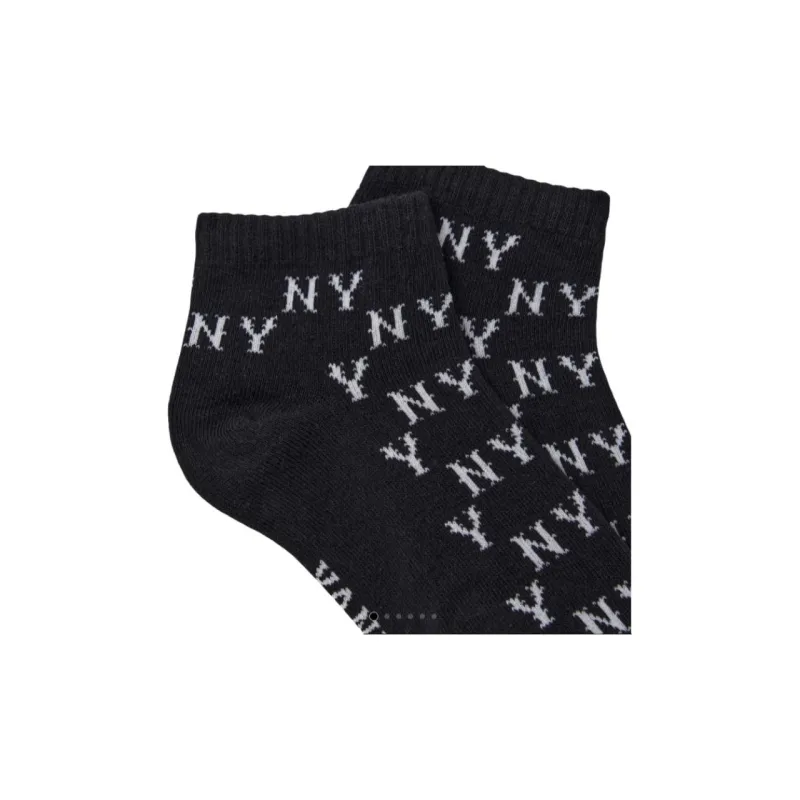 MLB New York Yankees Ankle Socks Unisex 2 Pack Black-2