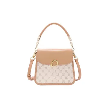 YZUE PVC Shoulder Bag Crossbody Bag Handbag Regular Women's White/Coffee