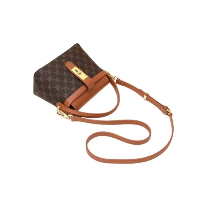 YZUE PVC Handbags Shoulder Bag Crossbody Bag Regular Women's White/Coffee-8