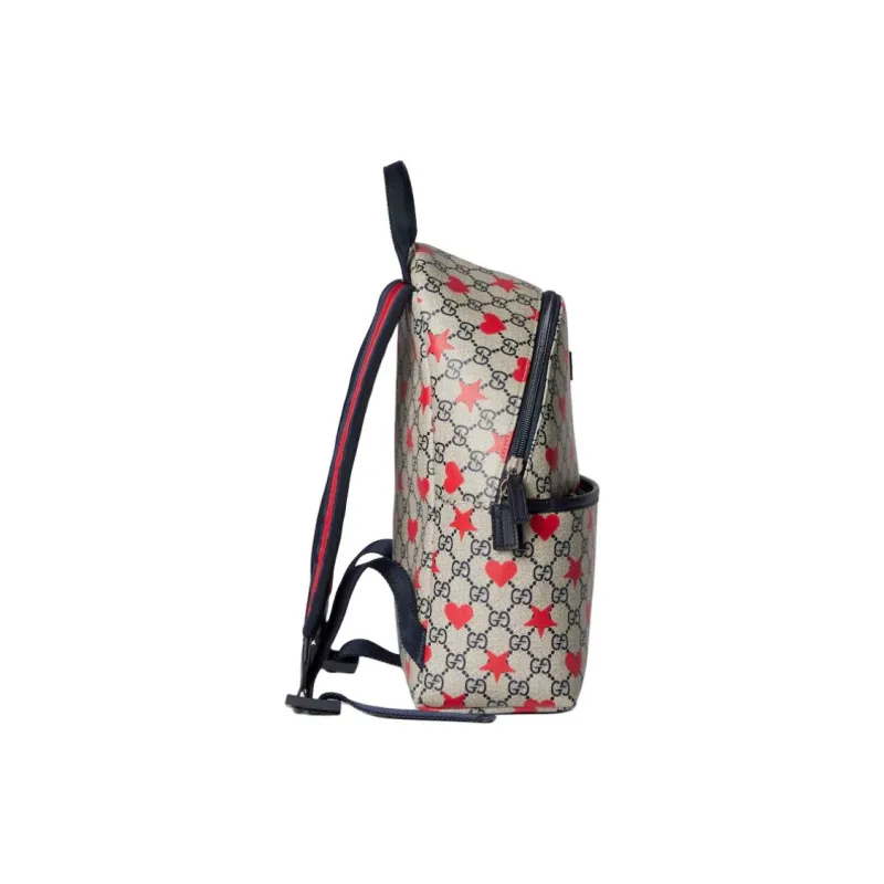 GUCCI GG Supreme Canvas Backpack Kids' Beige & Blue-2