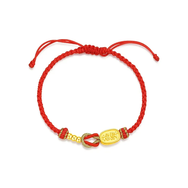 MCLON Blessing Collection, Good Luck Solid Gold Fixed Price Gold Bracelet Women's-5