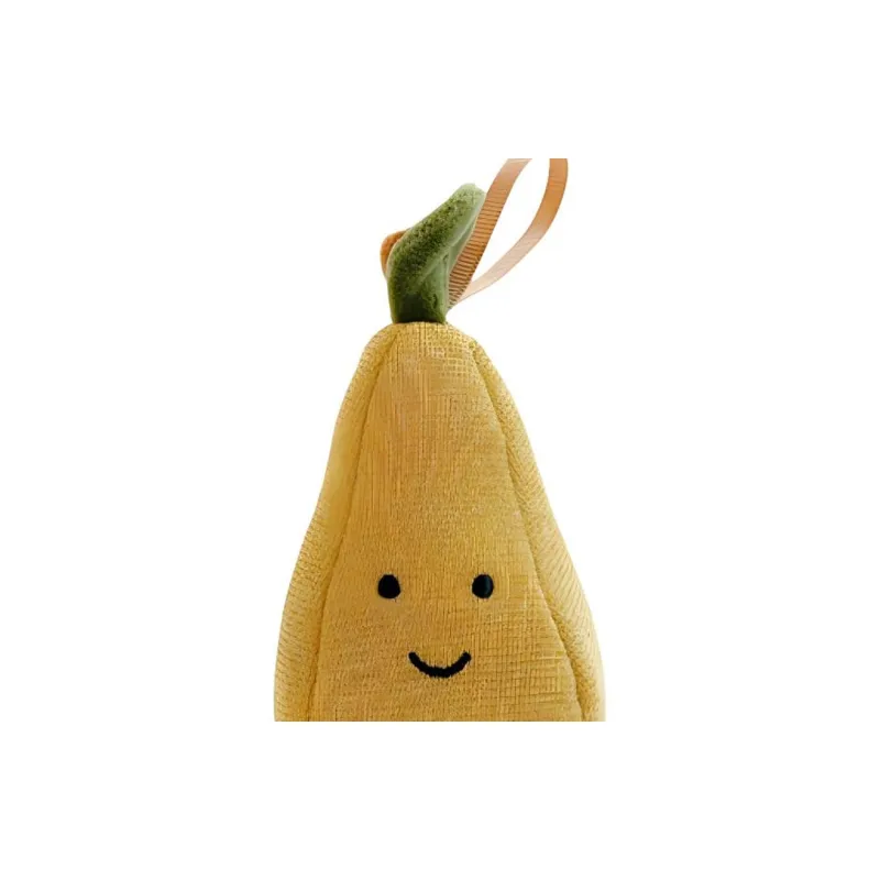 JELLYCAT Fun Food Collection Fruit Fly Pear Dolls Plush Pendant 10cm Height-3
