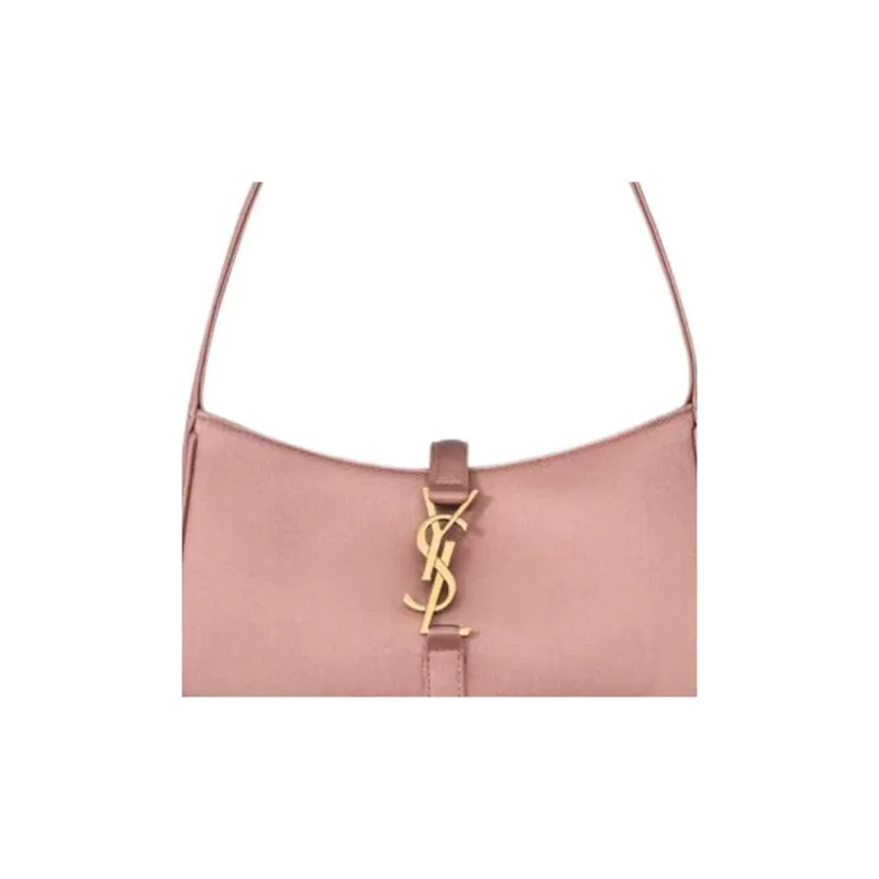 SAINT LAURENT Viscose Handbag, Shoulder Bag Mini Women's Pink-4