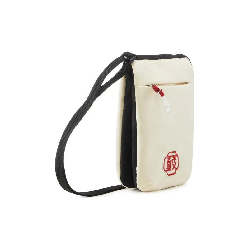 LiNing Rijin Doujin Collection Polyester Shoulder Bag, Crossbody Bag, Cell Phone Pouch Unisex Ecru-3