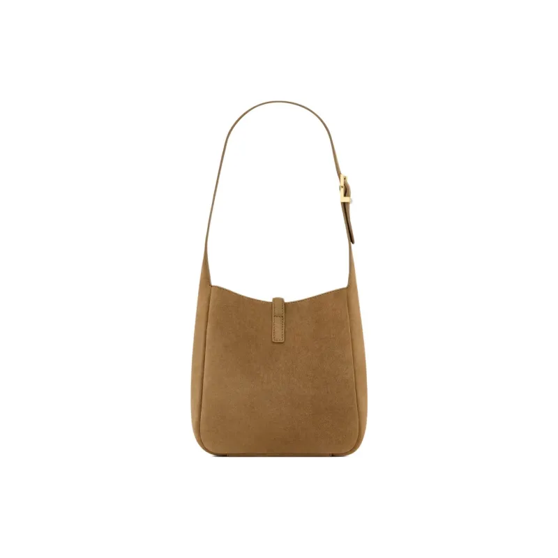 SAINT LAURENT LE5A7 Calfskin Crossbody Bag, Shoulder Bag Women's Khaki-4