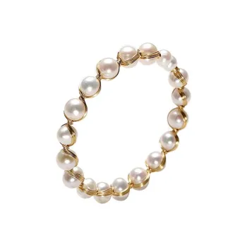 DARA Freshwater Pearl Bangles Women's