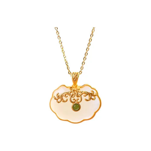 Jade Ink Love Chinese Fashion Trend Classic White Jade Unisex