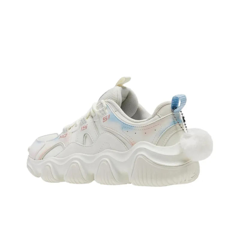 QIAODAN Claw Claw Shoes 2.0 Chunky Sneakers Women's Low Top-4