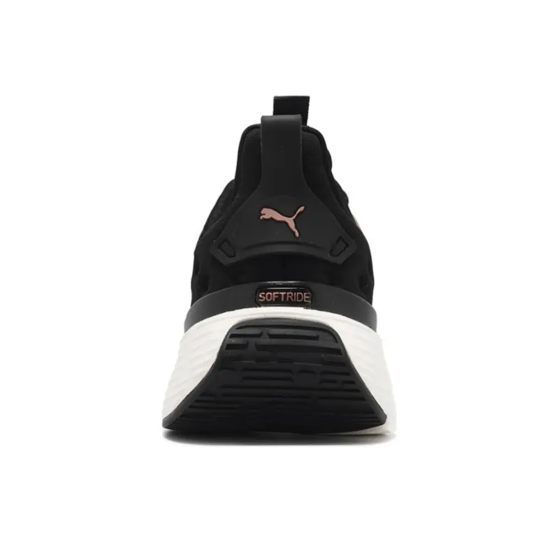 PUMA Softride Sway Anti Slip Wear Resistant Low Top Running Shoes Unisex Black-3