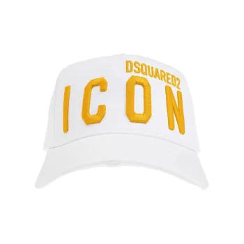 DSQUARED 2 Icon Logo Embroidered Distressed Baseball Cap