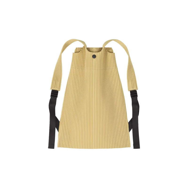 ISSEY MIYAKE Polyester Backpack Men's Mustard Yellow-1