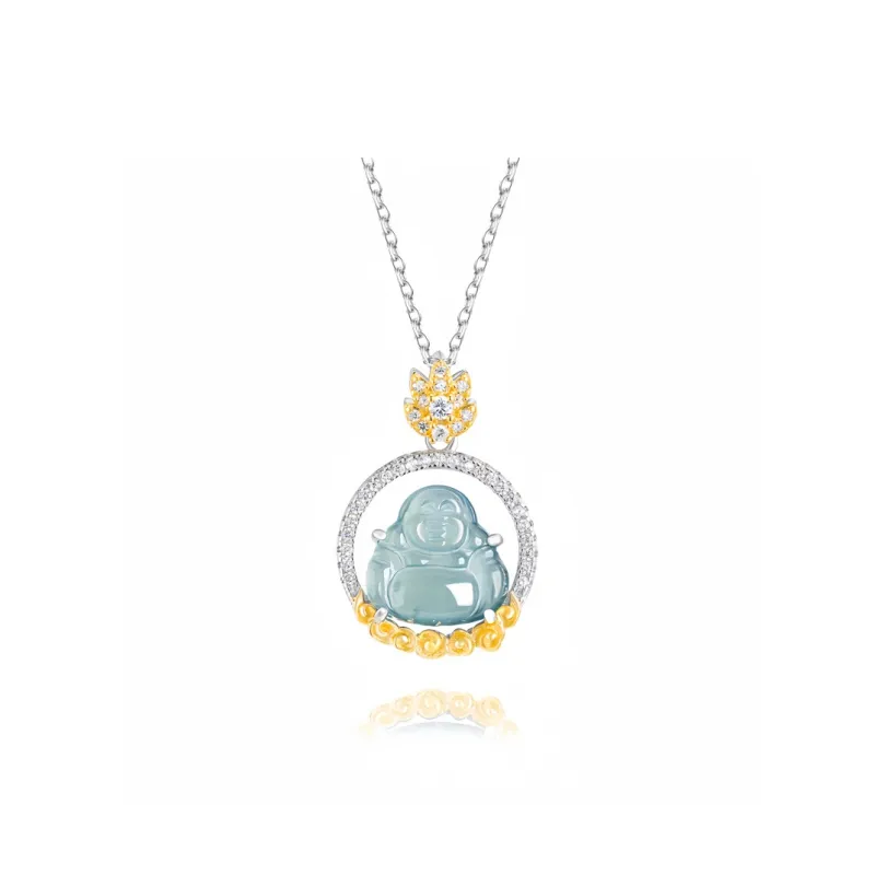 Gold Of China Bean Type Necklaces Unisex-0